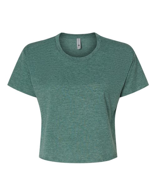 Women's Festival Crop Top - Royal Pine Front