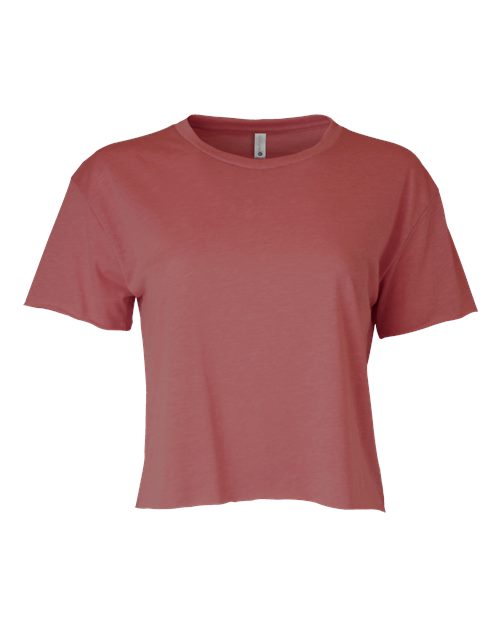 Women's Festival Crop Top - Smoked Paprika Front
