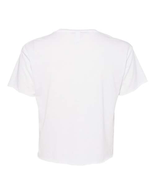 Women's Festival Crop Top - White Back