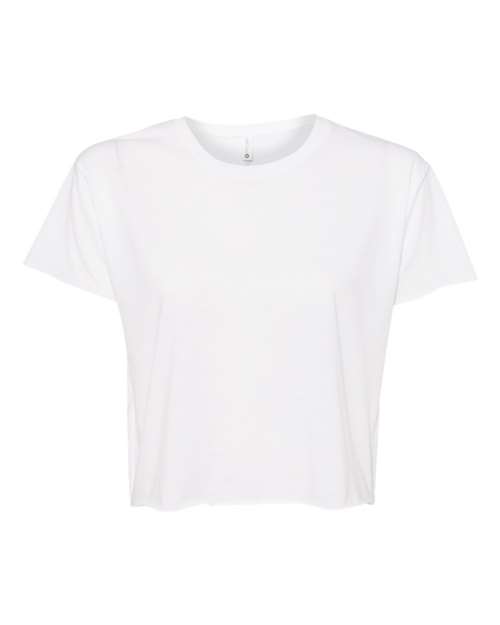 Women's Festival Crop Top - White Front