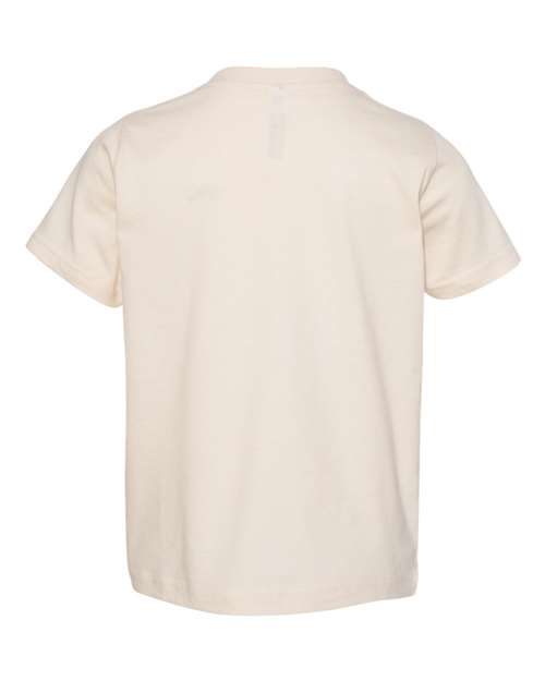 Toddler Fine Jersey Tee - Natural Back