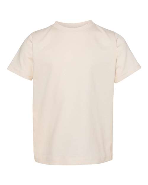 Toddler Fine Jersey Tee - Natural Front