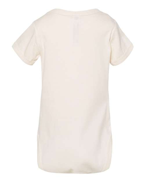 Infant Fine Jersey Bodysuit - Natural Back