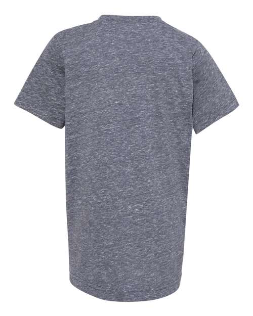 Youth Harborside Mélange Tee - Navy Melange Back