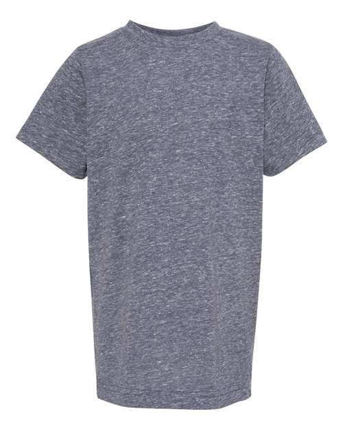 Youth Harborside Mélange Tee - Navy Melange Front
