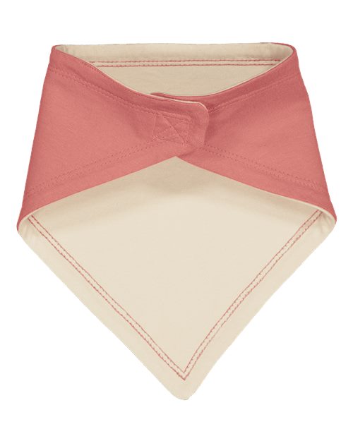 Infant Premium Jersey Bandana Bib - Mauvelous/ Natural Back