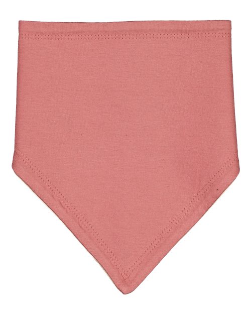 Infant Premium Jersey Bandana Bib - Mauvelous/ Natural Front