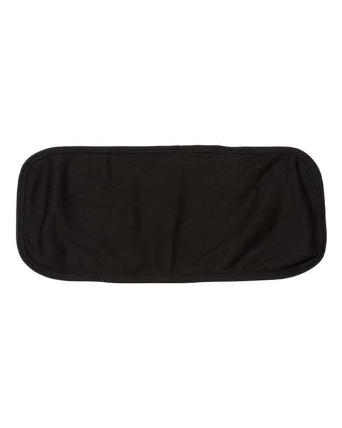 Infant Terry Burp Cloth - Black Front