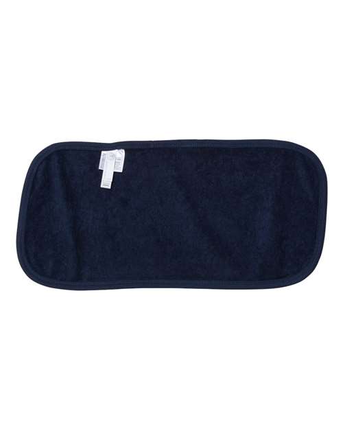 Infant Terry Burp Cloth - Navy Back