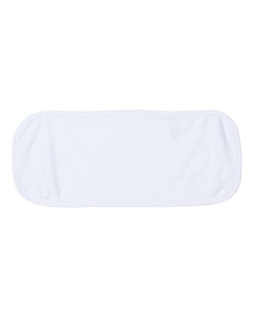 Infant Terry Burp Cloth - White Front