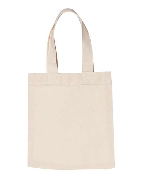 Small Canvas Tote - Natural Back
