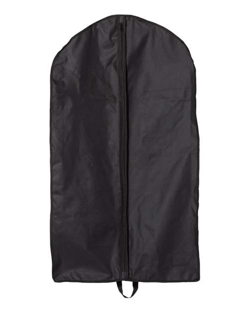 Gusseted Garment Bag - Black Front