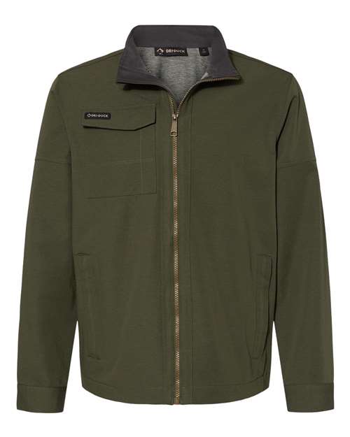 Men's Ace Woven Stretch Soft Shell Jacket - Fatigue Front