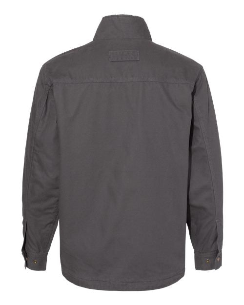 Men's Endeavor Canyon Cloth™ Canvas Jacket with Sherpa Lining - Charcoal Back