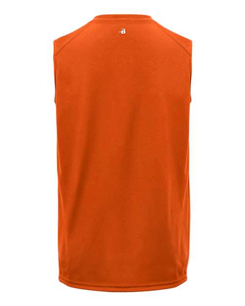 Youth B-Core Sleeveless T-Shirt - Burnt Orange Back