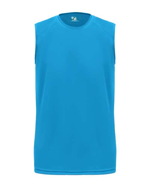 Youth B-Core Sleeveless T-Shirt - Electric Blue Front
