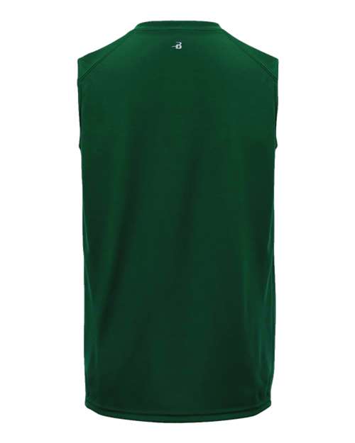 Youth B-Core Sleeveless T-Shirt - Forest Back