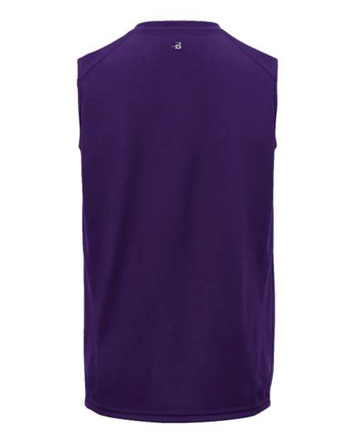Youth B-Core Sleeveless T-Shirt - Purple Back