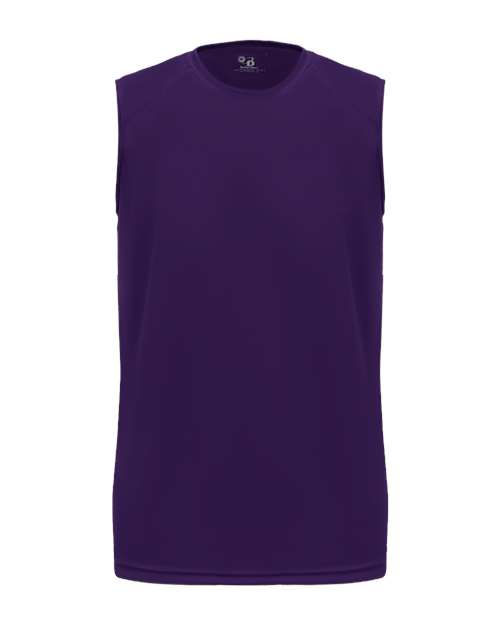 Youth B-Core Sleeveless T-Shirt - Purple Front