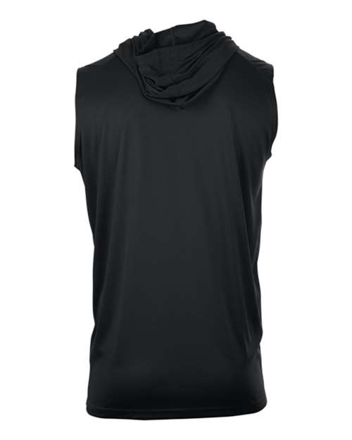 Youth B-Core Sleeveless Hooded T-Shirt - Black Back