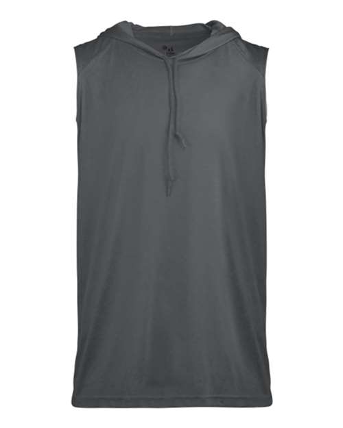 Youth B-Core Sleeveless Hooded T-Shirt - Graphite Front