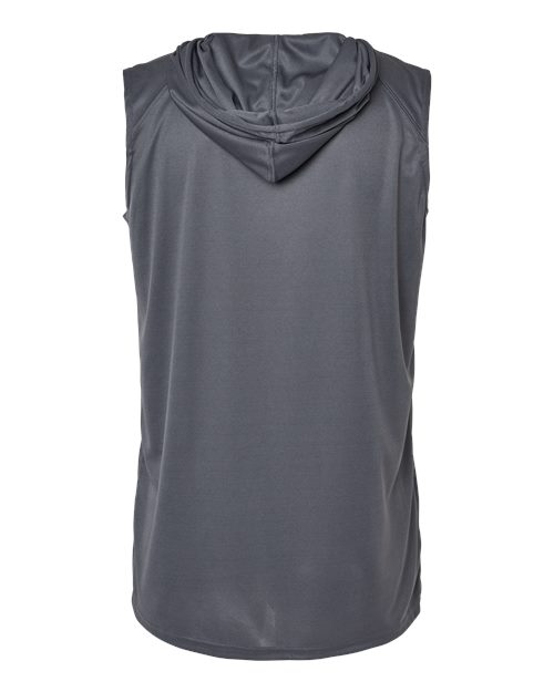Men's B-Core Sleeveless Hooded T-Shirt - Graphite Back