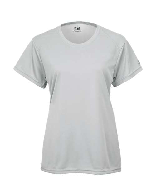 Badger Girls' T-Shirt - Silver Front