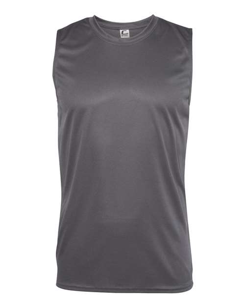 Men's Sleeveless T-Shirt - Graphite Front
