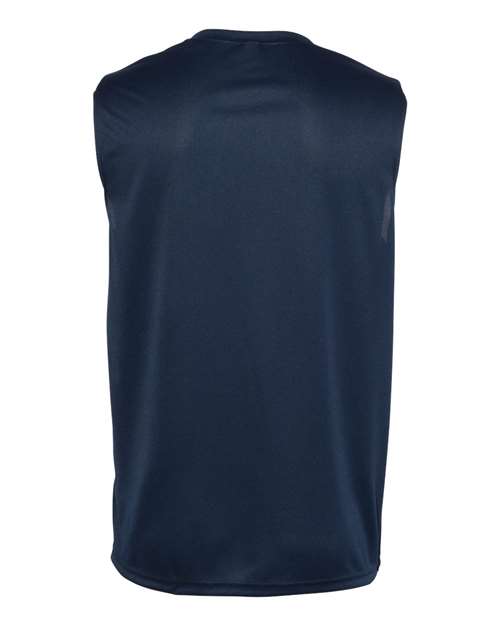 Men's Sleeveless T-Shirt - Navy Back