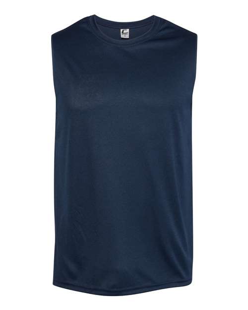 Men's Sleeveless T-Shirt - Navy Front