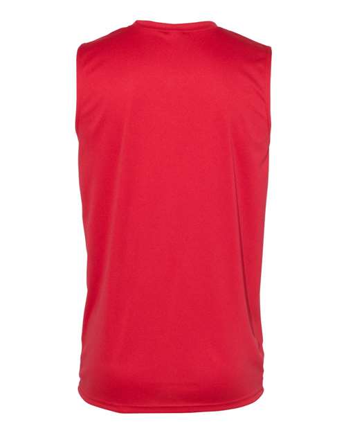 Men's Sleeveless T-Shirt - Red Back