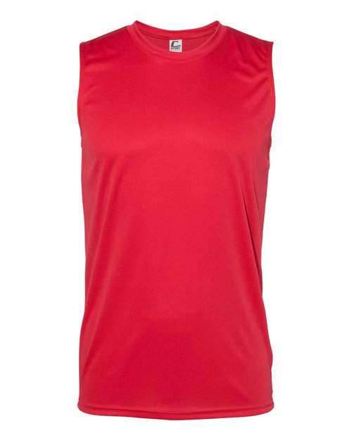 Men's Sleeveless T-Shirt - Red Front