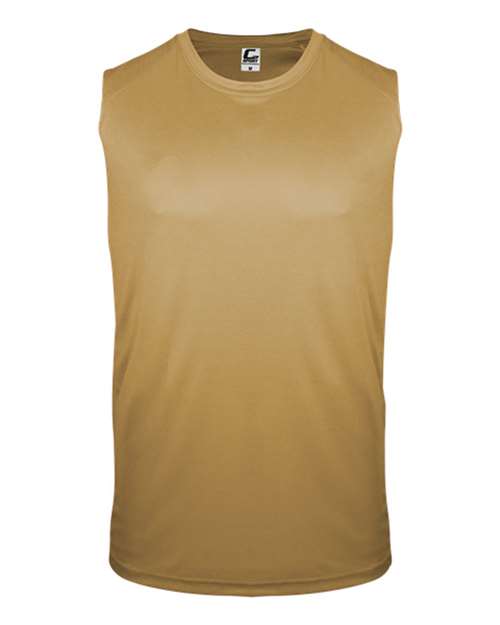 Men's Sleeveless T-Shirt - Vegas Gold Front