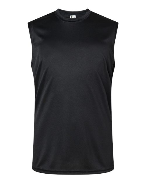 Youth Sleeveless T-Shirt - Black Front