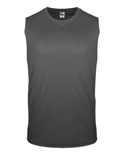 Youth Sleeveless T-Shirt - Graphite Front