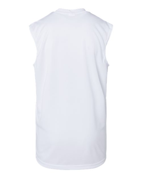 Youth Sleeveless T-Shirt - White Back