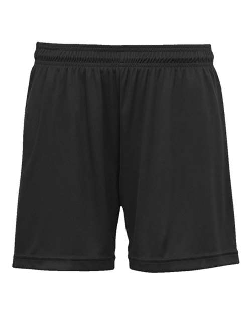 Women's Performance Shorts - Black Front