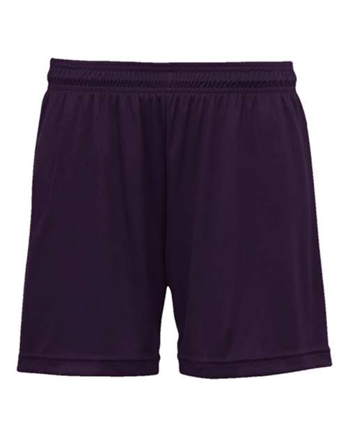 Women's Performance Shorts - Purple Front