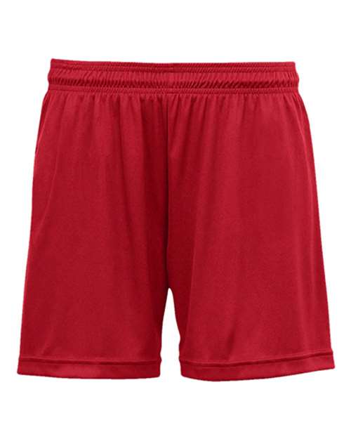 Women's Performance Shorts - Red Front