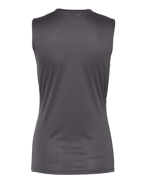 Women's Sleeveless V-Neck T-Shirt - Graphite Back