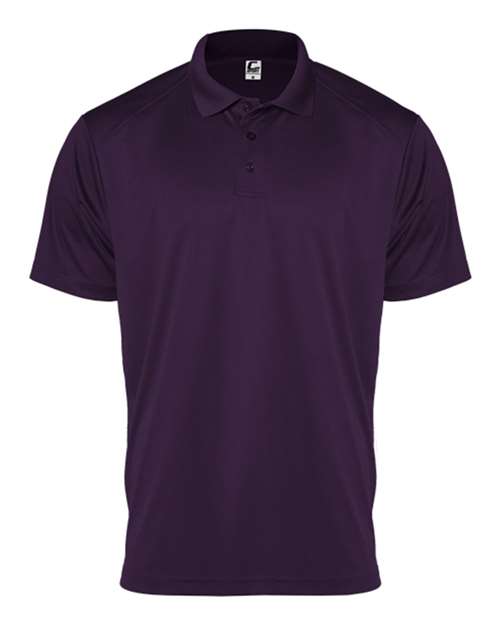 Youth Utility Polo - Purple Front