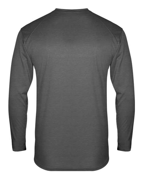 Men's FitFlex Performance Long Sleeve T-Shirt - Charcoal Back
