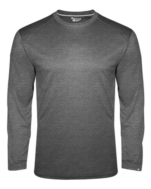 Men's FitFlex Performance Long Sleeve T-Shirt - Charcoal Front
