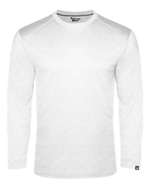 Men's FitFlex Performance Long Sleeve T-Shirt - White Front