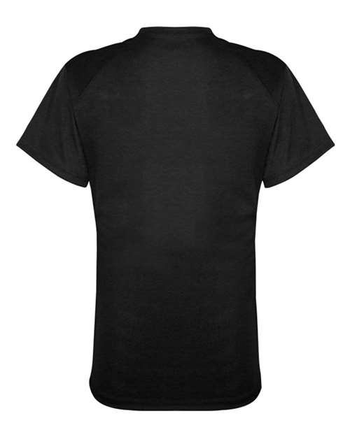 Women's FitFlex Performance V-Neck T-Shirt - Black Back