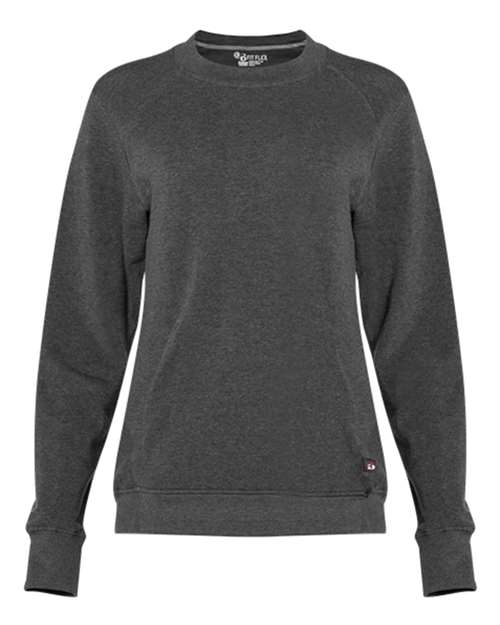 Women's FitFlex French Terry Crewneck Sweatshirt - Charcoal Front