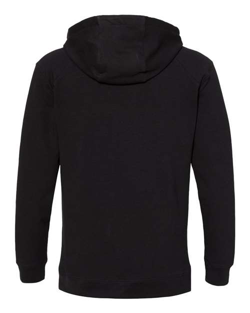 Men's FitFlex French Terry Hooded Sweatshirt - Black Back