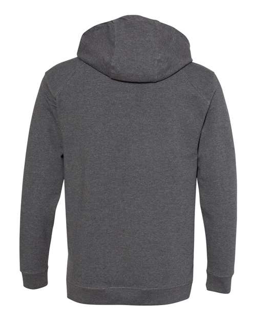 Men's FitFlex French Terry Hooded Sweatshirt - Charcoal Back