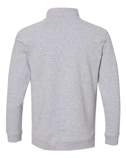 Men's FitFlex French Terry Quarter-Zip Pullover - Oxford Back