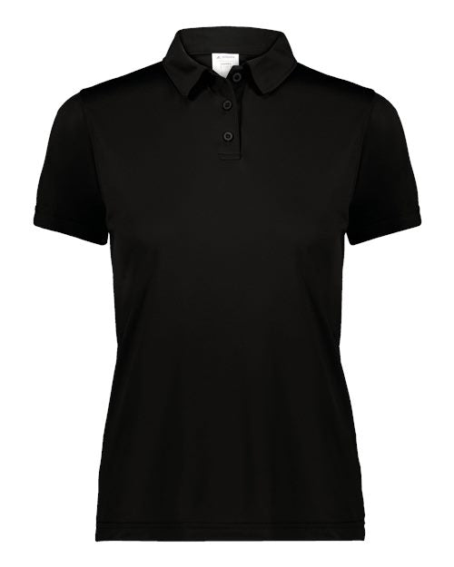Augusta Sportswear Women's Vital Polo - Black Front